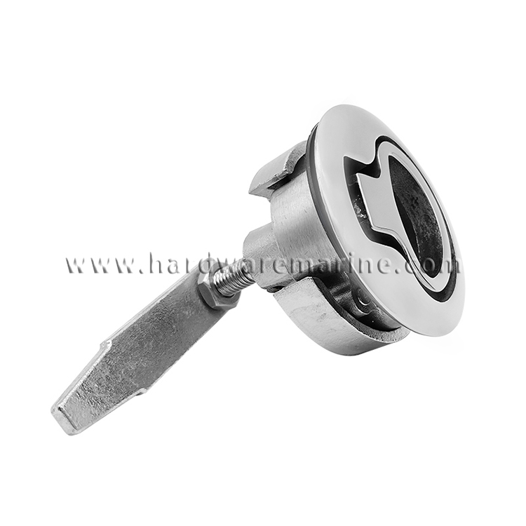 Marine Grade 316 Stainless Steel Floor Buckle Hatch Latch Flush Turning Lift Handle